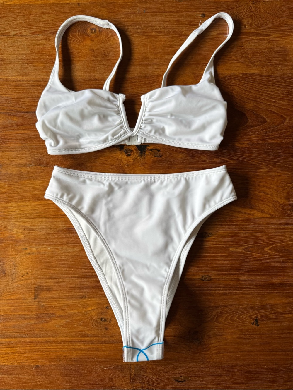 NWT ASOS Women's White V-Wire Bikini Set